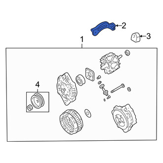 Mazda OE - Alternator Adjusting Bracket