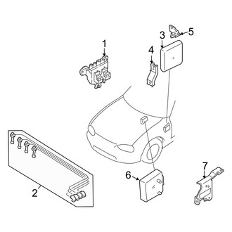 Mazda OE - Electrical - Ignition System (Automatic Tr)
