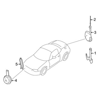 Mazda OE - Electrical - Antenna