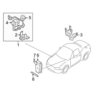 Mazda OE - Electrical - ABS Components (4-Wheel ABS)