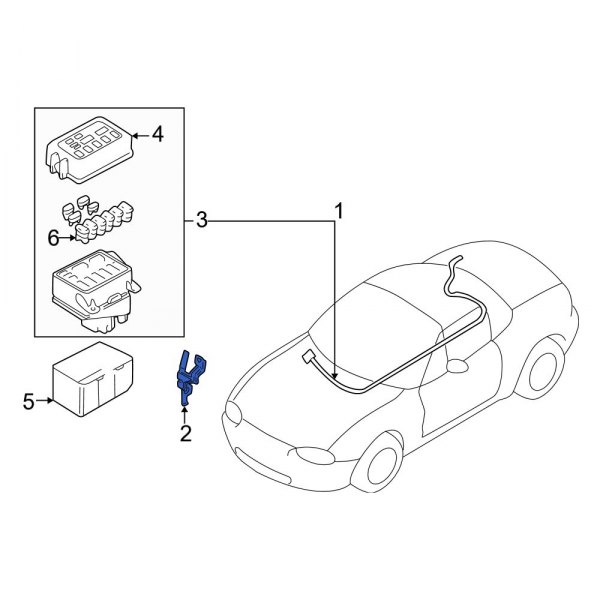 Engine Wiring Harness Bracket