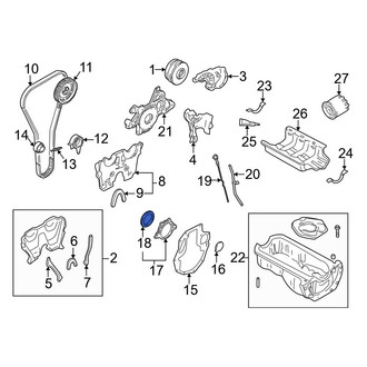 Mazda OE - Rear Engine Crankshaft Seal