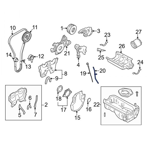 Engine Oil Dipstick Tube