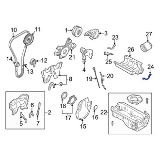 Mazda OE - Rear Engine Oil Pan Gasket