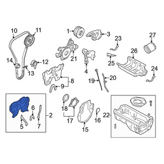 Mazda OE - Upper Outer Engine Timing Cover