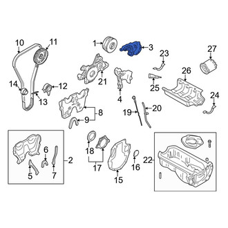 Mazda OE - Right Lower Outer Engine Timing Cover