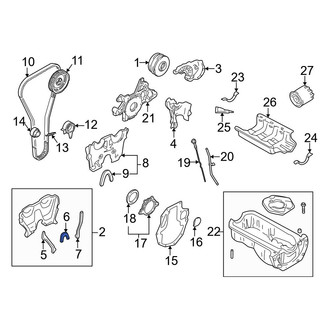 Mazda OE - Left Upper Engine Timing Cover Gasket