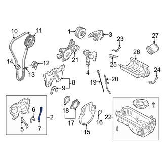 Mazda OE - Right Upper Engine Timing Cover Gasket
