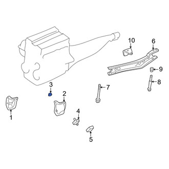 Mazda OE - Engine Mount Nut