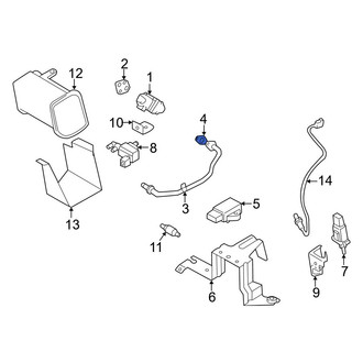 Mazda OE - Exhaust Gas Recirculation (EGR) Tube Gasket