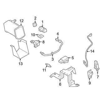 Mazda OE - Emission System - Emission Components