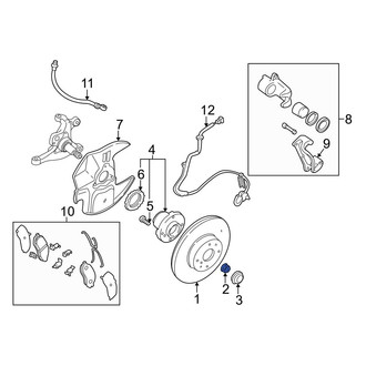 Mazda OE - Front Axle Nut