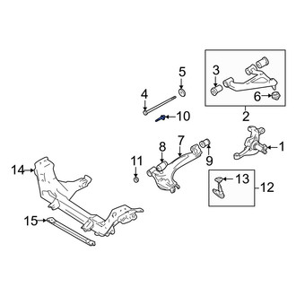 Mazda OE - Rear Lower Inner Suspension Control Arm Bolt