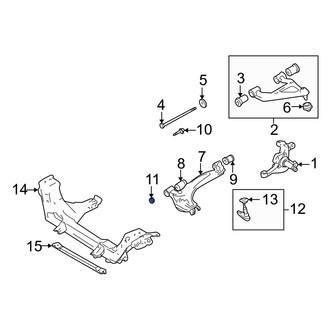 Mazda OE - Rear Lower Alignment Camber Adjusting Eccentric