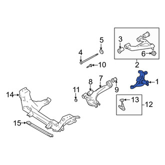 Mazda OE - Front Left Steering Knuckle