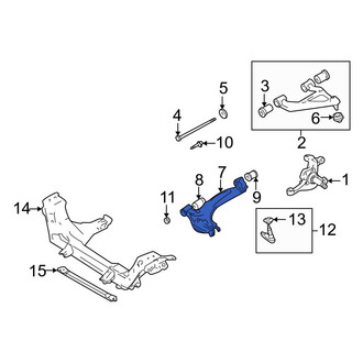 Mazda OE - Front Left Lower Suspension Control Arm