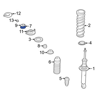 Mazda OE - Rear Upper Suspension Shock Absorber & Strut Mount Bushing