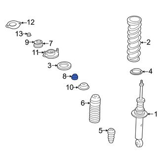 Mazda OE - Rear Lower Suspension Shock Absorber & Strut Mount Bushing
