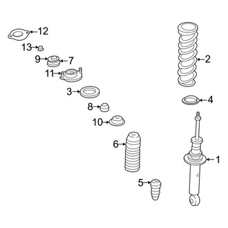 Mazda OE - Front Suspension - Struts & Components