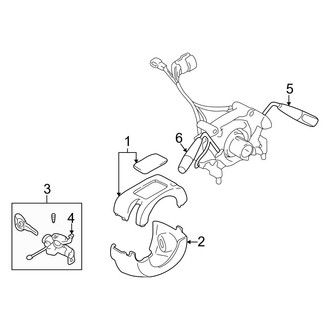Mazda OE - Steering Column - Shroud, Switches & Levers