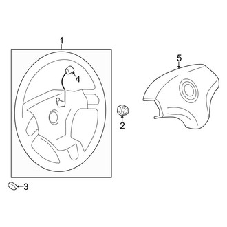 Mazda OE - Steering Wheel & Trim (With Wood, Wheel)