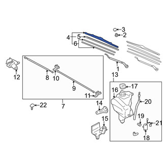 Mazda OE - Right Wiper Blade