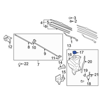 Mazda OE - Front Washer Fluid Reservoir Cap