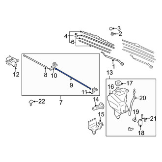 Mazda OE - Wiper Linkage