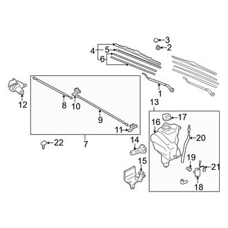 Mazda OE - Windshield - Wiper & Washer Components (Canada Only)