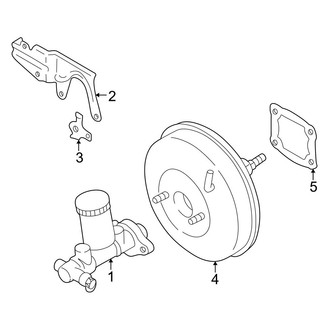 Mazda OE - Cowl - Components on Dash Panel