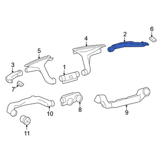 Mazda OE - Right Instrument Panel Air Duct