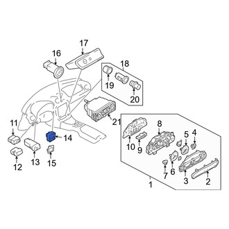 Mazda OE - Door Mirror Switch
