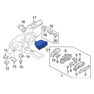 Mazda OE - HVAC Temperature Control Panel