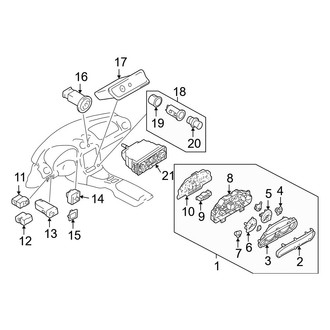 Mazda OE - Instrument Panel - Cluster & Switches