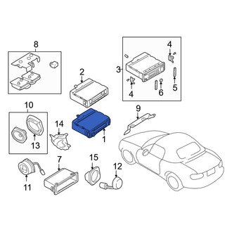 Mazda OE - Radio Control Unit
