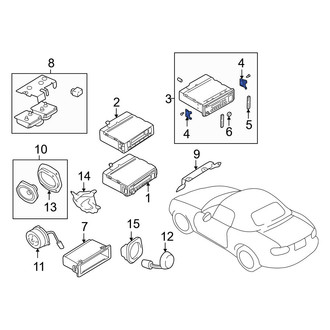 Mazda OE - CD Changer Bracket