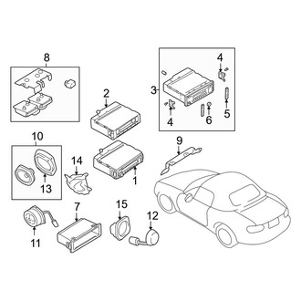 Mazda OE - Instrument Panel - Sound System