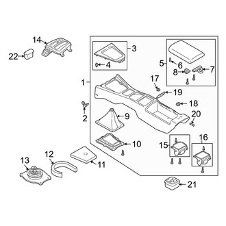 Mazda OE - Center Console (Naturally Aspirated Standard Tr)
