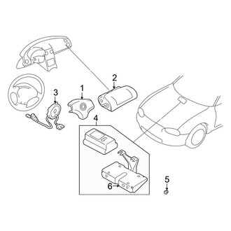 Mazda OE - Restraint Systems - Air Bag Components