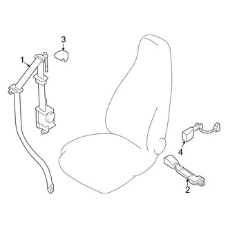 Mazda OE - Restraint Systems - Front Seat Belts