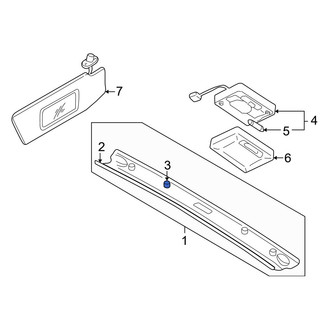 Mazda OE - Quarter Panel Trim Panel Clip