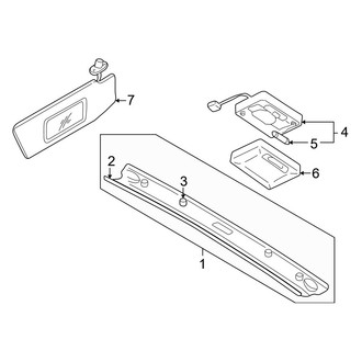 Mazda OE - Roof - Interior Trim