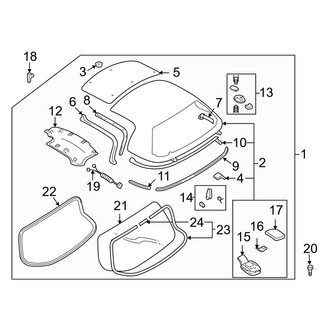 Mazda OE - Removable Top - Glass