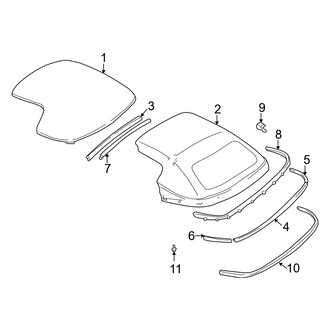 Mazda OE - Convertible/Soft Top - Top & Components