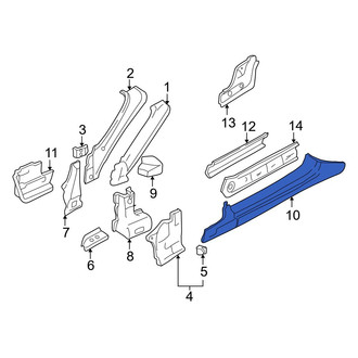 Mazda OE - Left Outer Rocker Panel