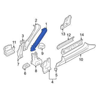 Mazda OE - Right Upper Outer Body A-Pillar