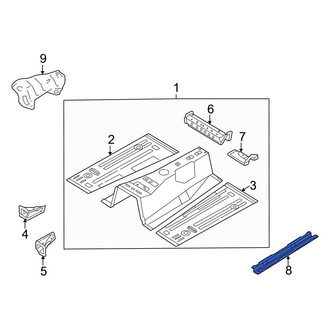 Mazda OE - Front Floor Side Rail