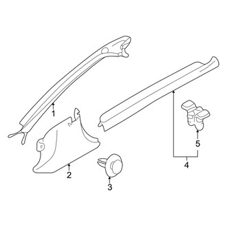 Mazda OE - Pillars, Rocker & Floor - Interior Trim