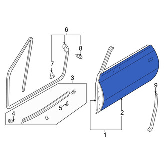Mazda OE - Front Right Outer Door Outer Panel