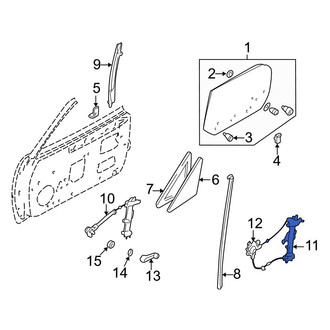 Mazda OE - Front Right Window Regulator